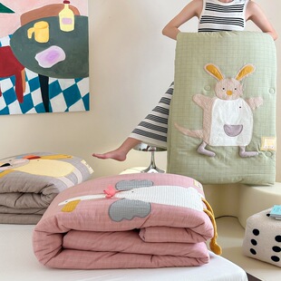 2025 New Cotton Double-Layer Yarn Kidsren's Quilt Core Fantasy Journey Winter Quilt Spring & Fall Quilt Universal for All Seasons