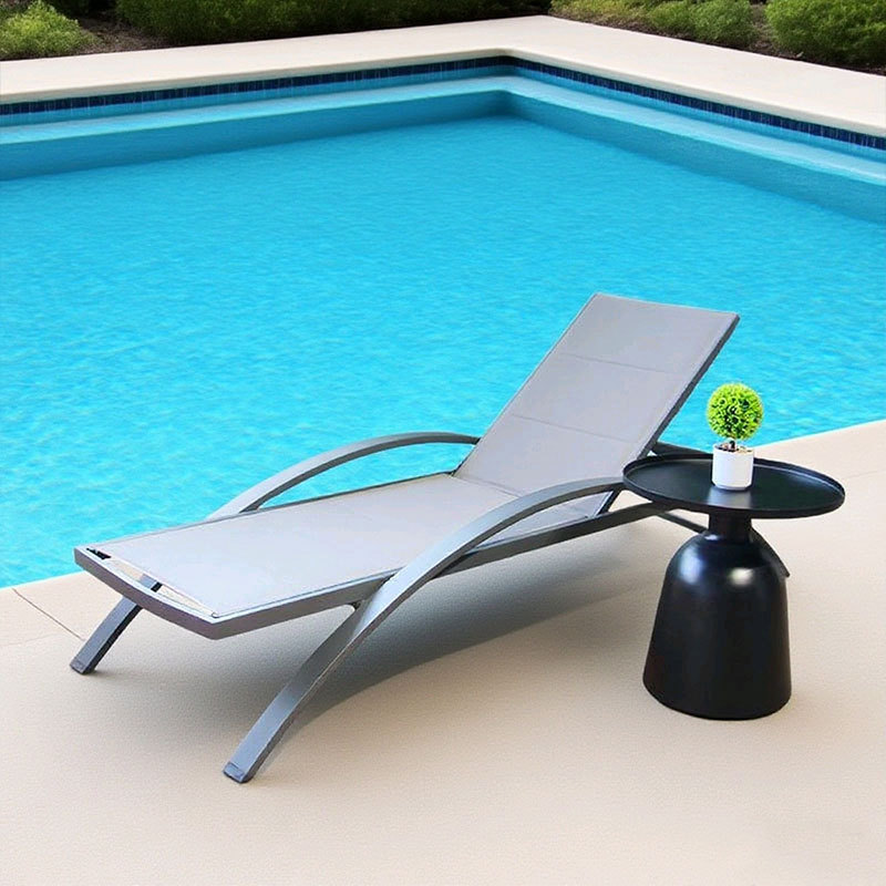 Silla al aire libre Residencia patio piscina silla de playa silla de ocio a prueba de agua protección solar villa nórdica silla de playa jardín
