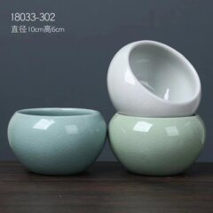新しい Ge Kiln 氷ひび割れコンテナ小さなデスクトップ緑の植物胡蝶蘭多肉植物植木鉢セラミック卸売