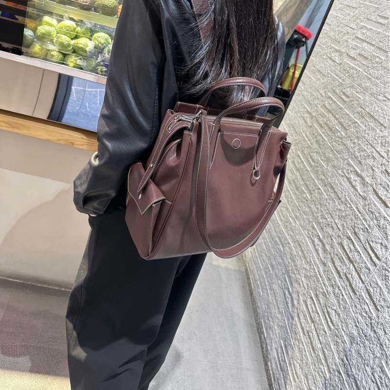 跨境大容量休闲斜挎包双肩包无性别头层牛皮复古真植鞣手揉搓上色|undefined