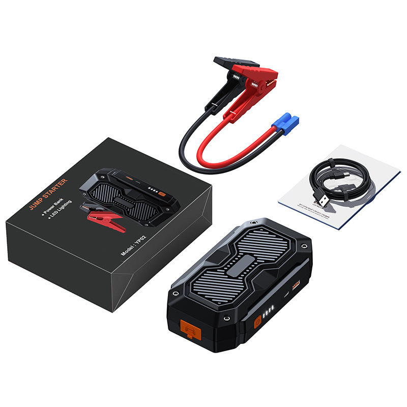 Batería de potencia de arranque de emergencia de automóviles transfronterizos montada en un tesoro de carga eléctrica para carga de arranque fuerte de emergencia montada en vehículo especial image 7