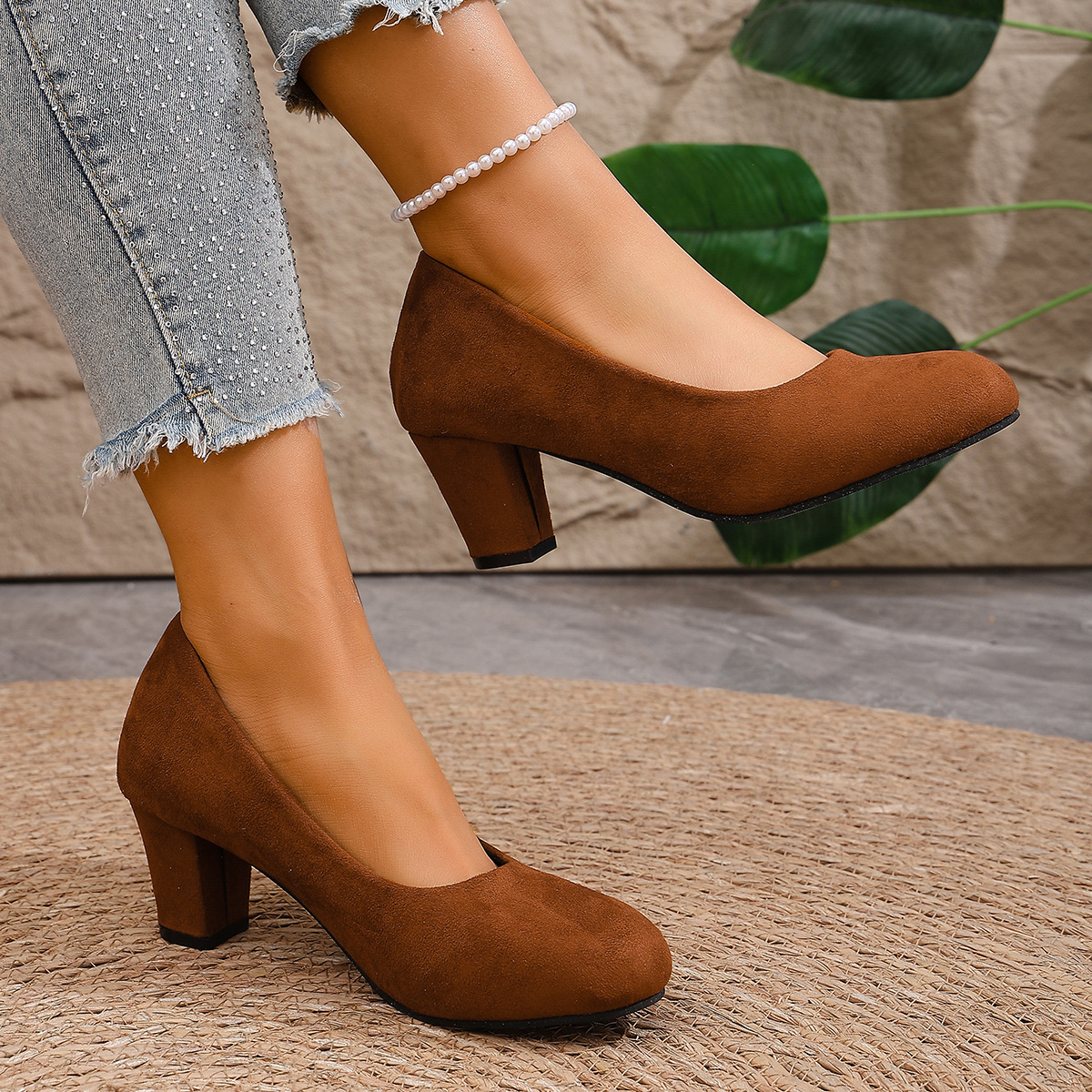 Brown shoes