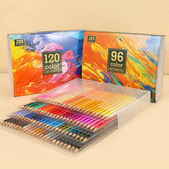 Cross-border 72-color oil pastel set hand-painted colored pencils 48-color painting set art brush wholesale