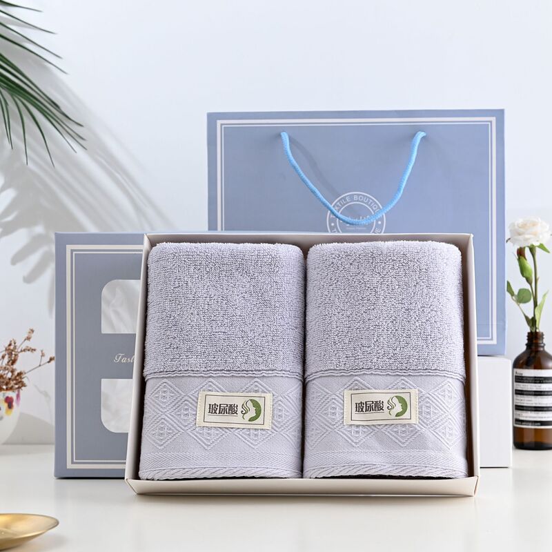 純綿バスタオルギフトボックス卸売 結婚式のお返し 会社贈答品 ジャカード織り ロゴ刺繍可能 イベント開店記念タオルギフトボックス|undefined