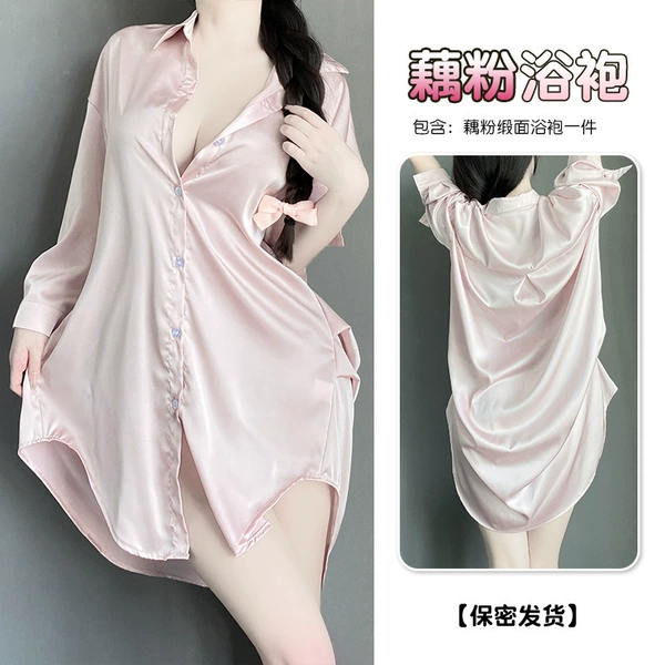 Pink (satin-long sleeves)