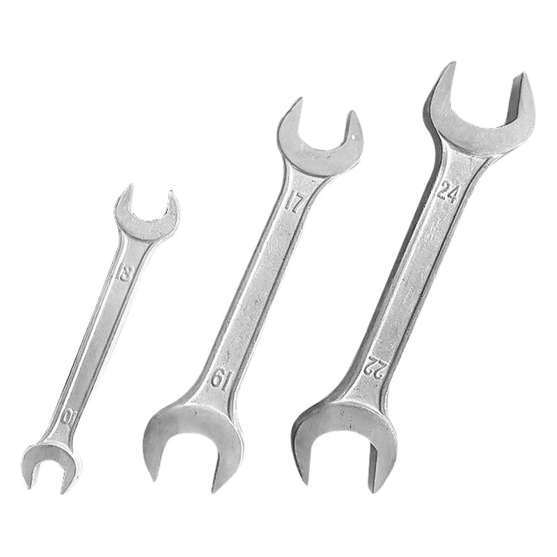 Прямые поставки с завода двойного назначения оцинкованный ковочный ключ метрические автозапчасти двойной открытый ручной ключ