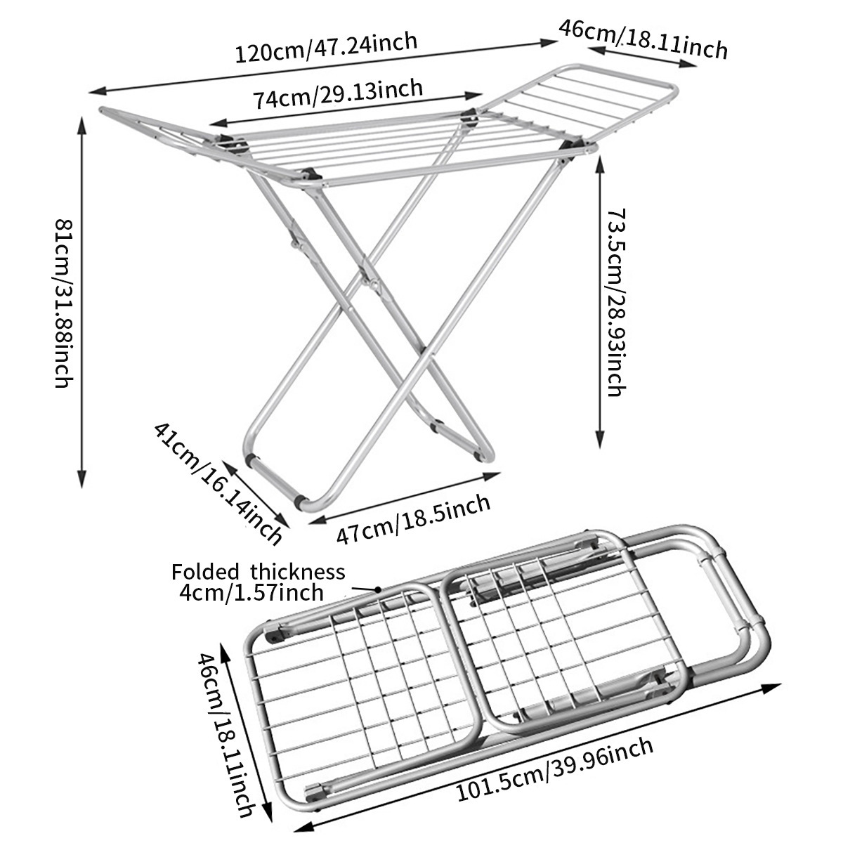 X-wing suelo percha de secado balcón plegable interior y exterior sin instalación edredón almacenado edredón doméstico mayorista