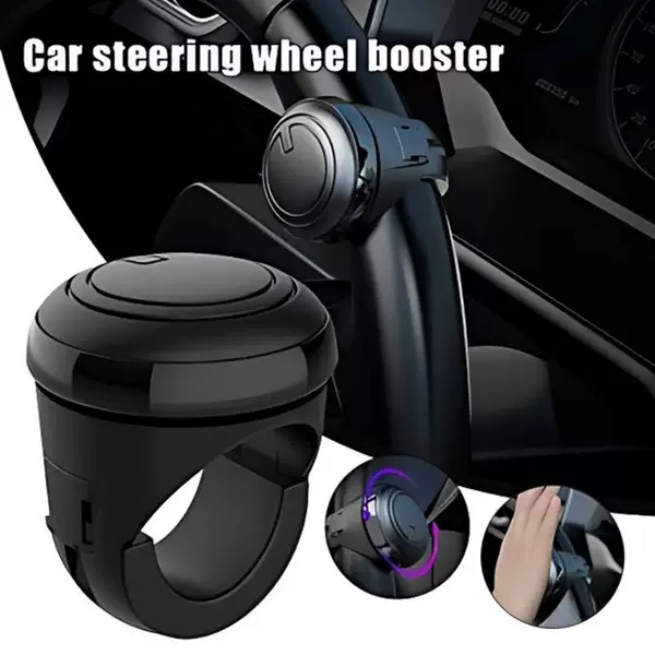Car Steering Wheel Booster Ball, Multifunctional High-End Driving Tool, One-Hand Steering Assist, Driving Aid, Creative Design