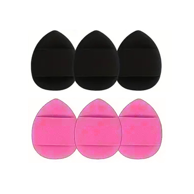 Polvo de aire de doble cara transfronterizo no de látex polvo de dedo de punta mini zapatillas pulgar esponja de maquillaje polvo de polvo image 2