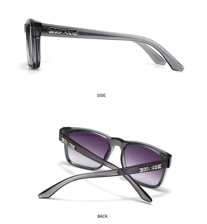 Cross-border Miami beach sunglasses rice nails European and American street photography ins net red model square sunglasses men's 3608_voghion.com