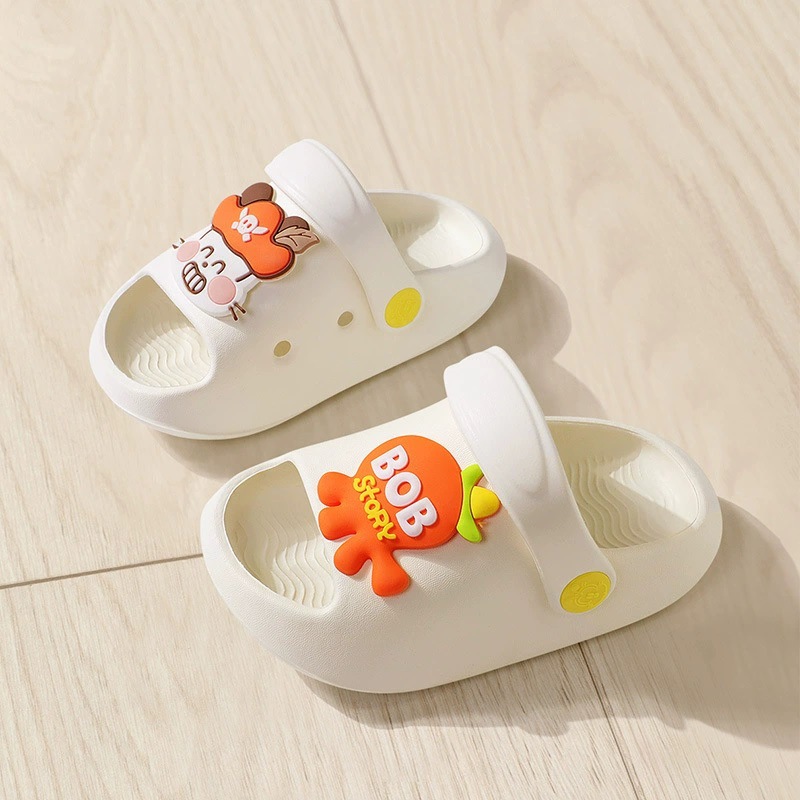 Babu Bean Children's Hole Shoes 1-5 Years Old Boys' EVA Light Sole Home Sandals Summer New Beach Shoes for Girls