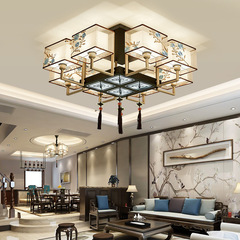 Modern Chinese-style flush-mounted square Chinese-style elegant creative living room lighting bedroom study restaurant personalized modern light