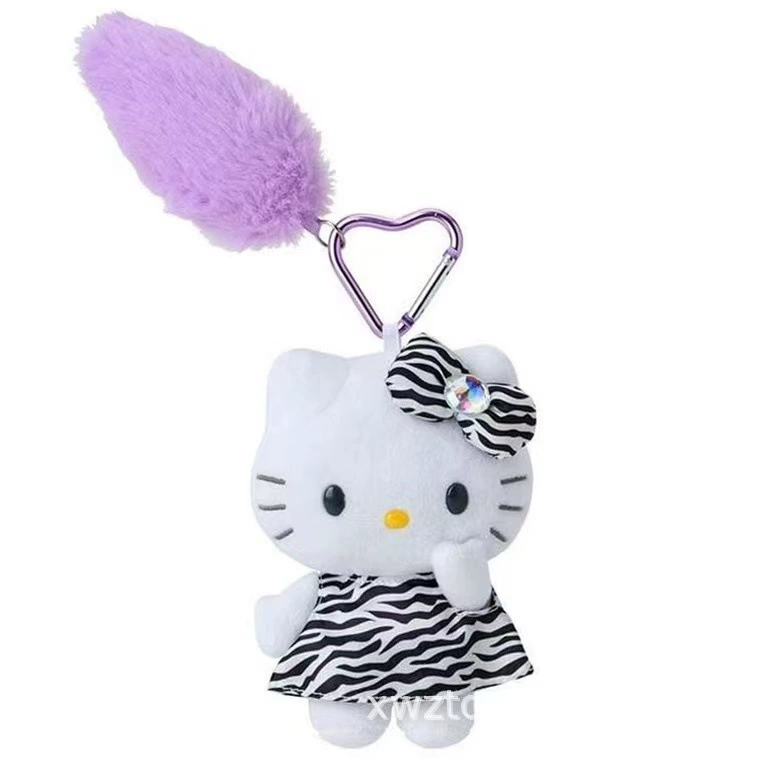 Плюшевый брелок (Sanrio) Hello Kitty, плюшевая кукла-талисман, размеры 10–16 см