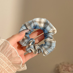 Dulce de alto nivel, anillo de cabello de intestino grueso, cordón de cabello de cola de caballo baja coreana, cordón de cabello grande, delicado, adornamiento de cabello de princesa de alto valor
