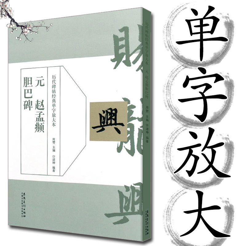 赵孟頫胆巴碑 历代碑帖经典单字放大本书法字帖赵孟俯赵体楷书