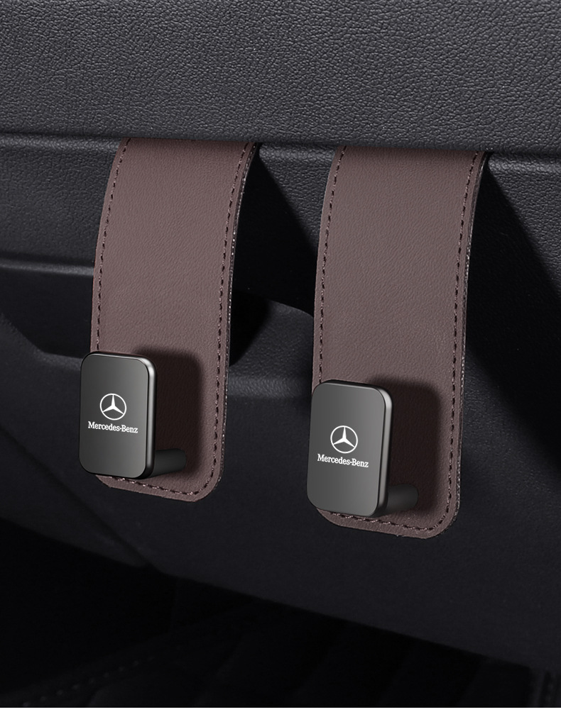 Suitable for Mercedes-Benz C-Class Car Hooks Glc/Glb/Gle Co-Pilot Glove Box Storage Hooks Car Accessories