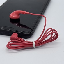 红色一次性单边旅游自动导览指南耳机适用专业景区无线电导游系统