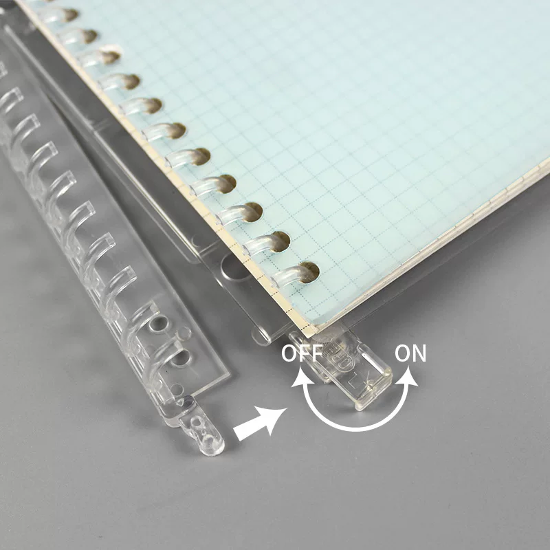 Foldable Scissors with Tear-Off Perforated Sheet, 26-Hole Disc Binding, A4/A5/B5 Options