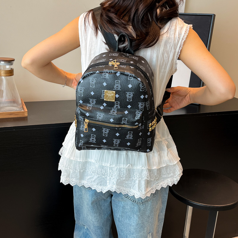 Mochila de mano 2025 nuevo nicho de viaje de moda de alta calidad de gran capacidad universitaria bolsa de ocio para mujeres
