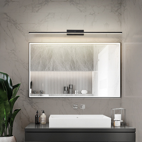 Home Bathroom Makeup Light Bathroom Vanity Light Mirror Cabinet Mirror Light Wall Lamp Minimalist Anti-Fog LED Mirror Cabinet Light