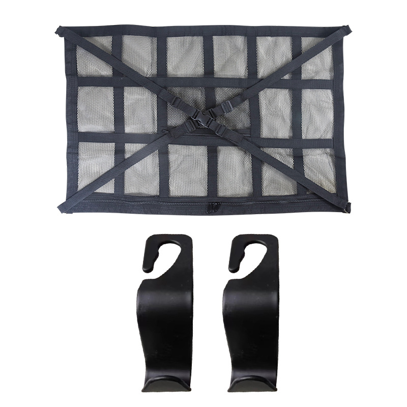 Red de techo colgante del techo del automóvil Red de equipaje del automóvil de gran capacidad Bolsa de almacenamiento del automóvil Bolsa de almacenamiento del techo