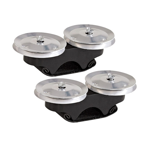 Finger bells tambourine bells finger castanets hand bells for cajon, djembe, congas and other percussion instruments