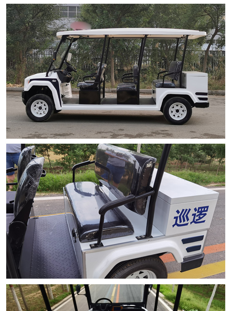 Manufacturer Exports Small Patrol Car, Four-Seater Law Enforcement Inspection Vehicle, Park Security, School, Factory Security Vehicle