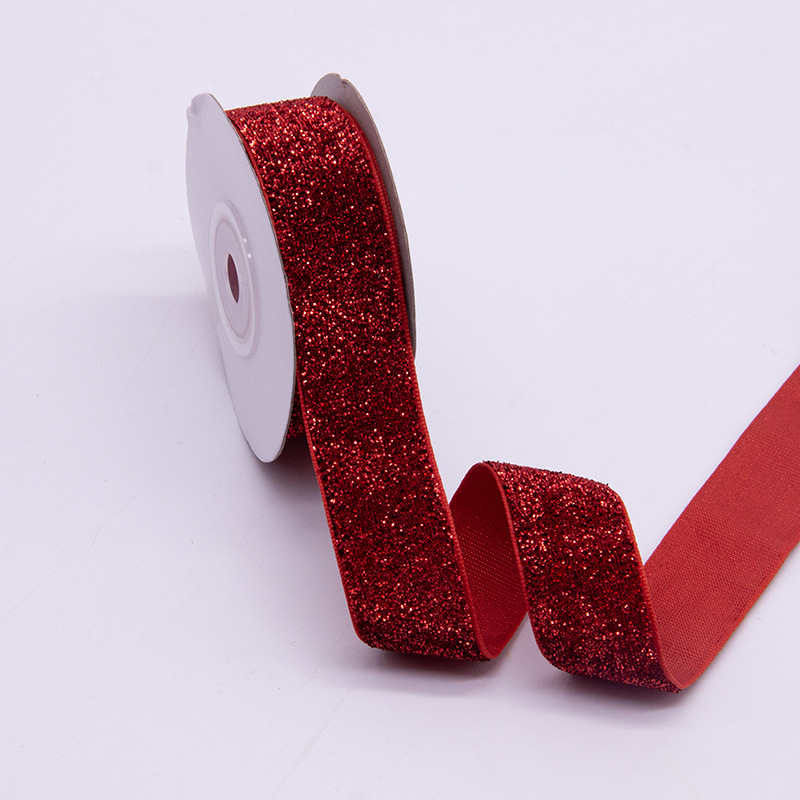 Suministro de terciopelo de oro estampado regalos de Navidad regalo caja de regalo embalaje cintas decoración de Navidad cintas