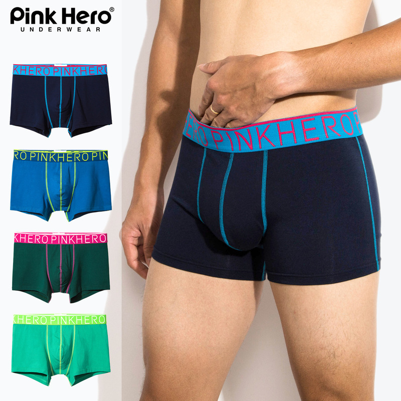 American code PINK feelings, good quality goods value high quality cotton men's boxer underwear, trend essential