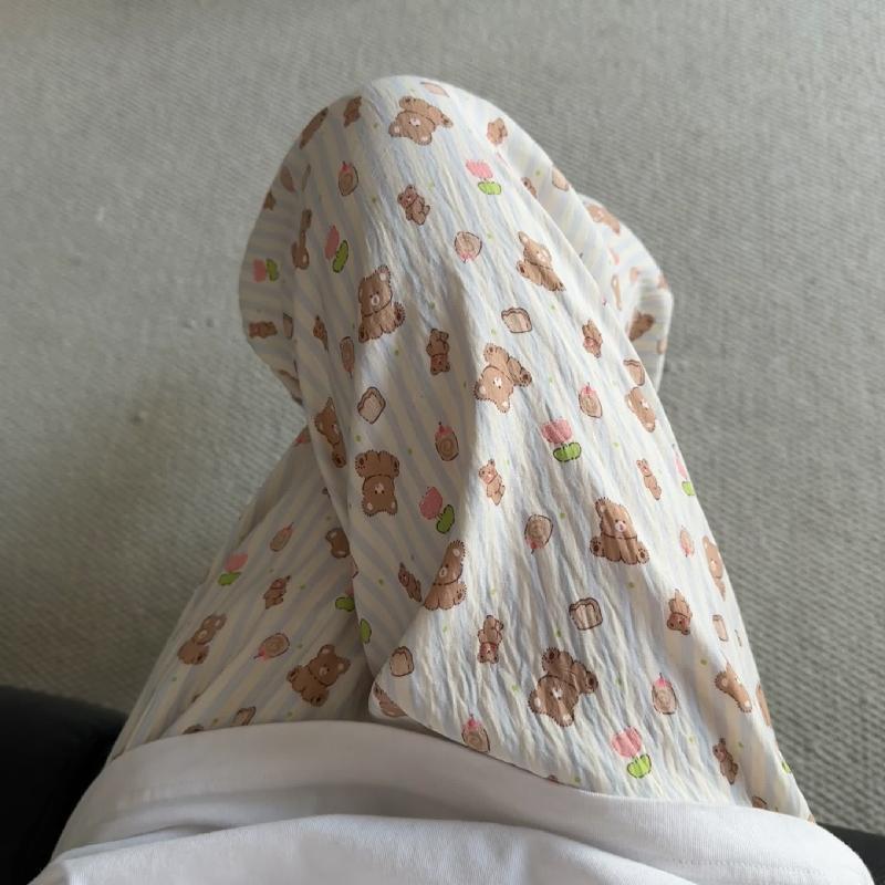Primavera y verano · Pantalones de pijama casuales para mujeres pantalones a prueba de mosquitos rojos en línea 2025 nuevos pantalones caseros para llevar