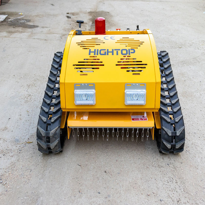 履带式遥控割草机现货批发 河堤坡地野草清理荒地除草剪草割草机