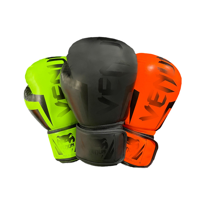 Pu guantes de boxeo conjunto completo niños adultos Sanda lucha boxeo equipo protector taekwondo suministros guantes de boxeo al por mayor