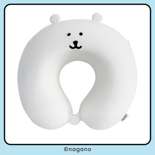 Youyou Self-deprecating Bear Genuine Peripheral U-shaped Pillow Neck Pillow Portable Office Nap Pillow Memory Foam Cute Pillow