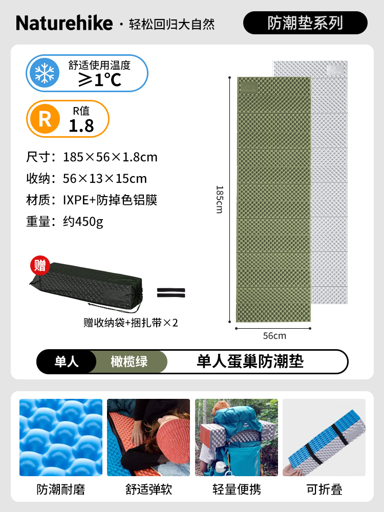 올리브 그린 [두께 1.8cm] 보관 가방 포함?