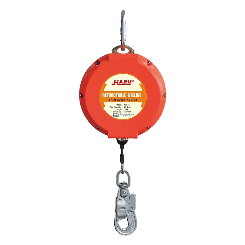 Taiwán Xinhui HARUHB Dispositivo de autobloqueo de trabajo aéreo 6 metros 10 metros 30 metros estándar nacional Haru dispositivo de prevención de caídas de desaceleración