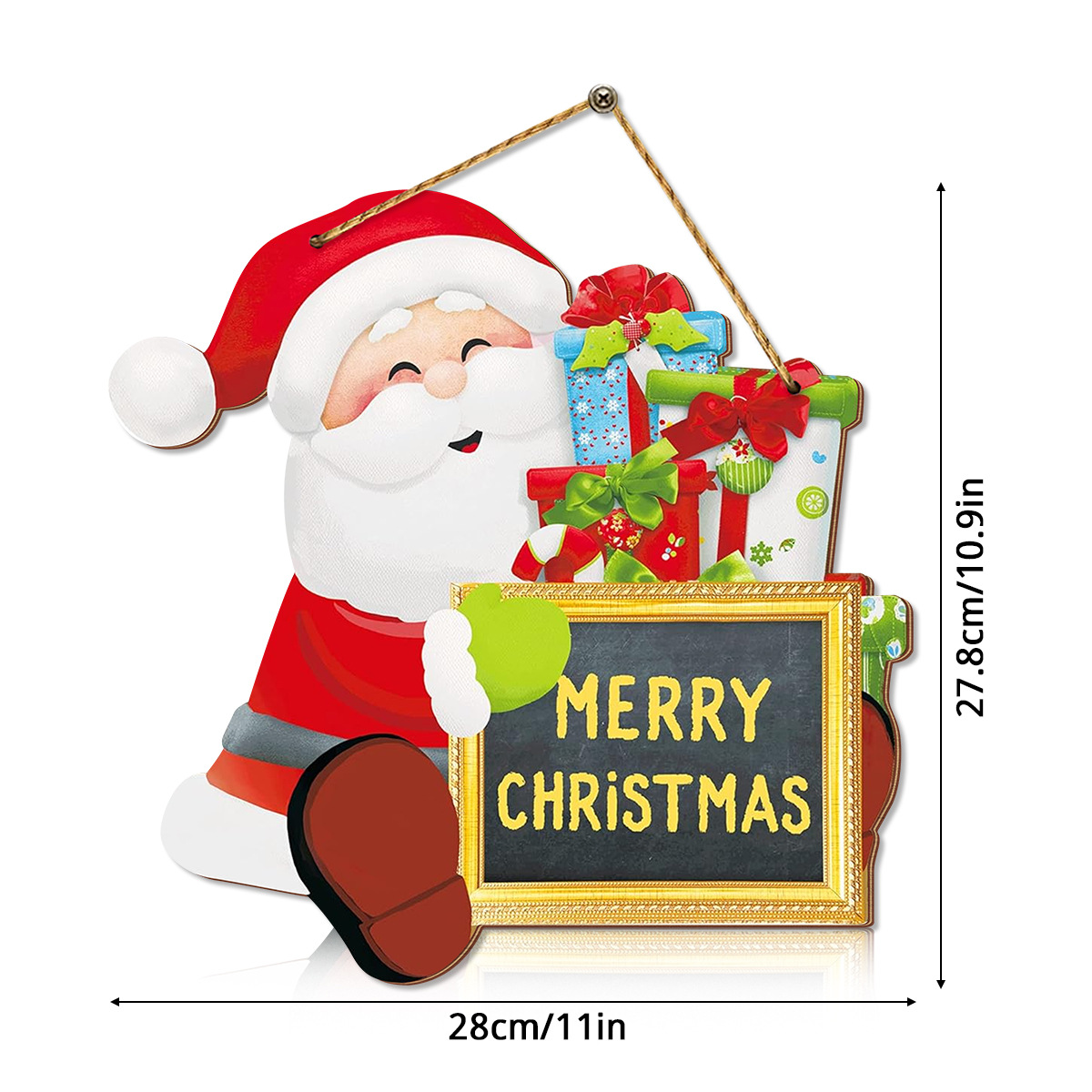 Transfronterizo temu explosión decoración del hogar invierno elementos de Navidad logotipo de madera de Navidad decoración creativa