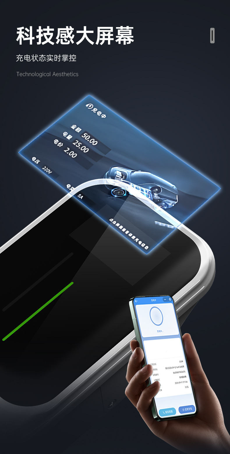 Chint 7KW Commercial AC Charging Station for Shared Use in Residential Communities and Hotels, with Scan Code Billing for New Energy Vehicle Charging