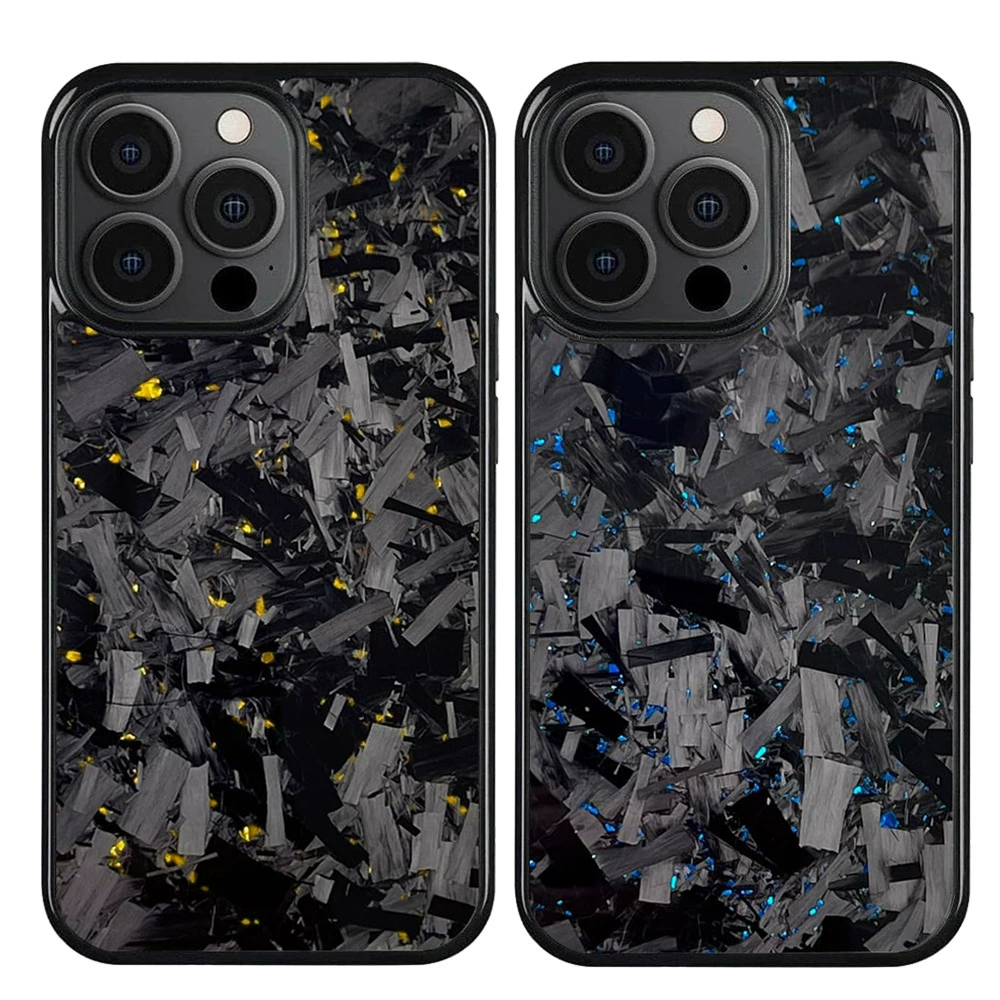 Защитный чехол для телефона (Apple) для серий iPhone 12–16, стиль карбонового волокна, магнитный и немагнитный
