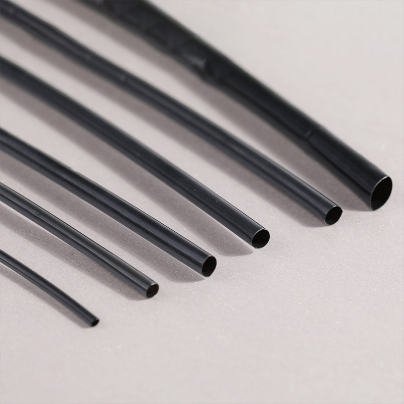 新品黑色氟橡胶热缩管内外光滑不粘高倍率2:1氟橡胶热缩型管