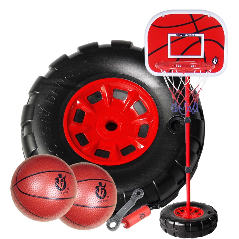 Soporte de baloncesto de juguete para niños al aire libre ajustable interior bebé tiro cesta entrenamiento en casa baloncesto marco cesta de piso