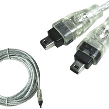 1.5米透明IEEE 1394 FireWire火线4对4数据线 1394 数据线