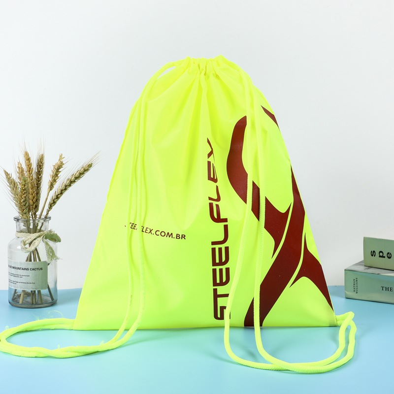 健身背包涤纶束口袋双肩抽绳双肩包防水牛津布袋马拉松赛事篮球袋