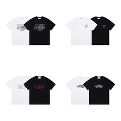 MM6シリーズTシャツクロスボーダーヨーロッパとアメリカのトレンディなブランド外国貿易卸売マルジェラシンプルスタイルデジタル四隅マークカップル半袖