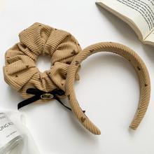发箍复古蝴蝶结波点大肠发圈发绳高弹力百搭发饰