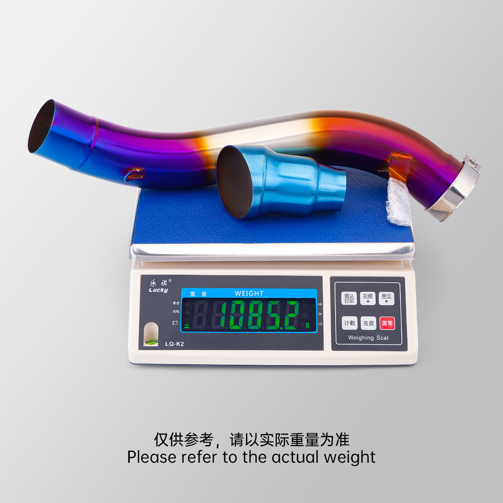 Motorcycle locomotive exhaust pipe modification CBR650R 650F stainless steel middle section 14-20 years non-destructive installation