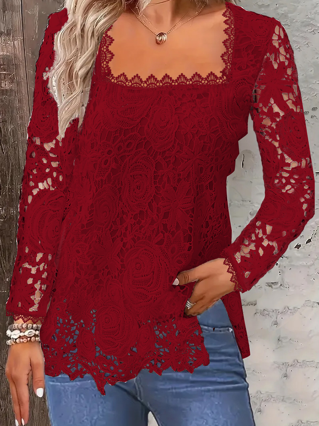 Polyester Fabric Type Wholesale Women's Vacation Solid Color Short Sleeve Blouses