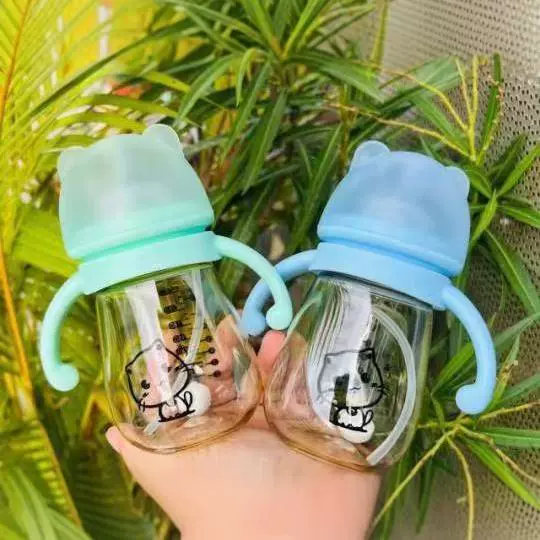 Детская бутылка с ручкой, устойчивая к падениям, противоударная бутылка