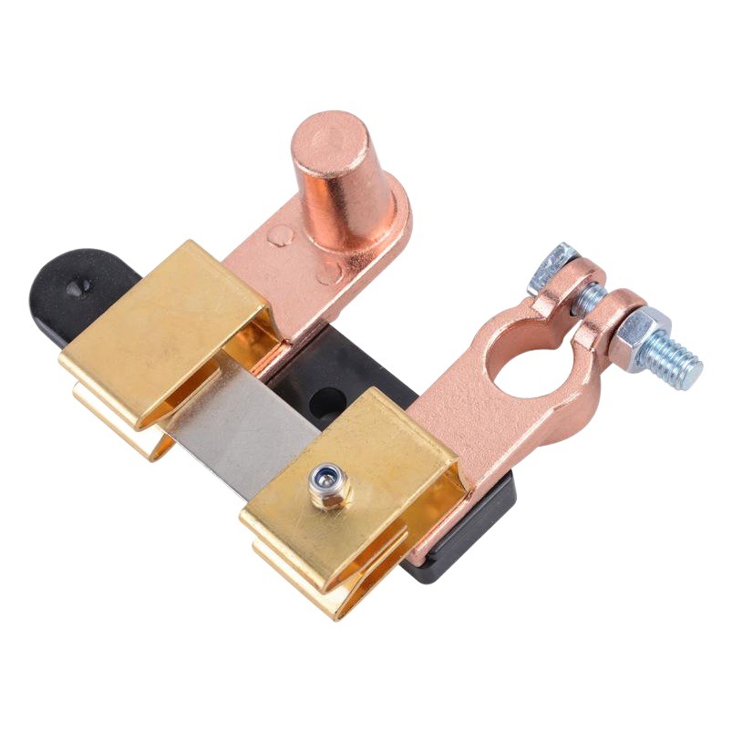 Directo de fábrica horizontal tipo cuchillo batería interruptor de la batería a prueba de fugas interruptor de cuchillo de freno eléctrico batería de cobre puro pila cabeza