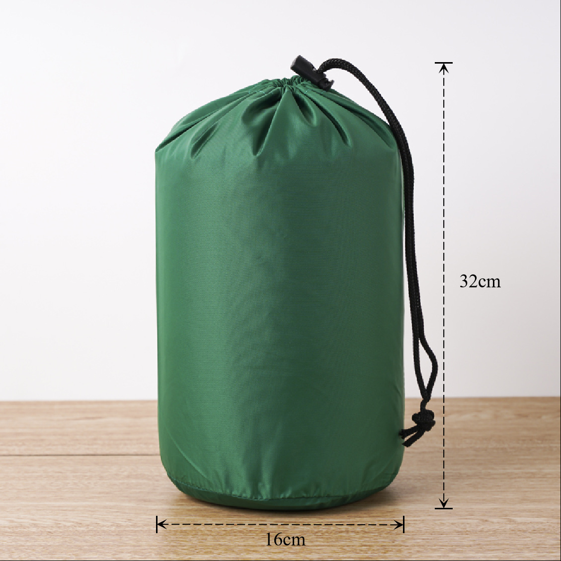 Bolsa de cuerda de nylon impermeable cilíndrica de plumón para ropa doméstica de poliéster bolsa de almacenamiento bolsa de embalaje bolsillo de paquete de contracción image 56