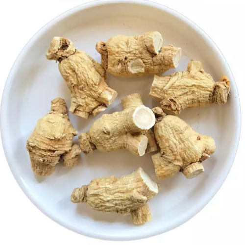 Whole dried ginseng pieces, including ginseng roots and branches, from Jilin Changbai Mountain, Northeast China.